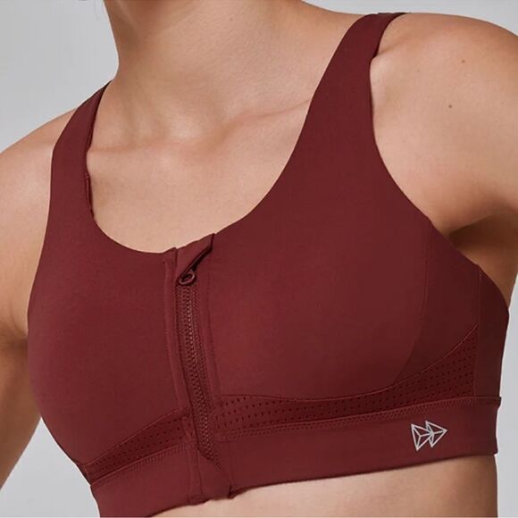 Yvette High Impact Sports Bra with Strappy Back NEW Size 12 - Picture 4 of 9